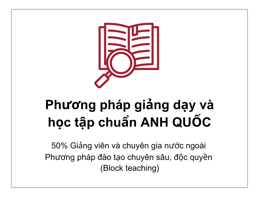 Chương trình liên kết Quốc tế Hoa Sen - De Montfort, Phương pháp giảng dạy