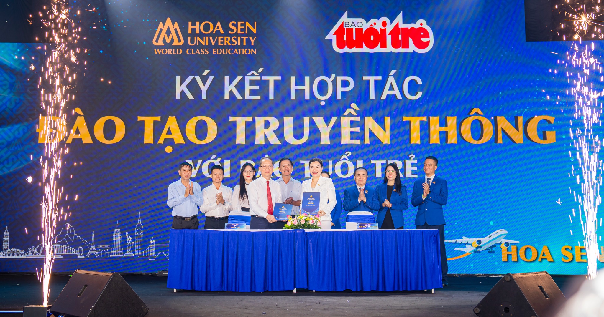 Đại học Hoa Sen ký kết hợp tác với Báo Tuổi Trẻ về đào tạo truyền thông