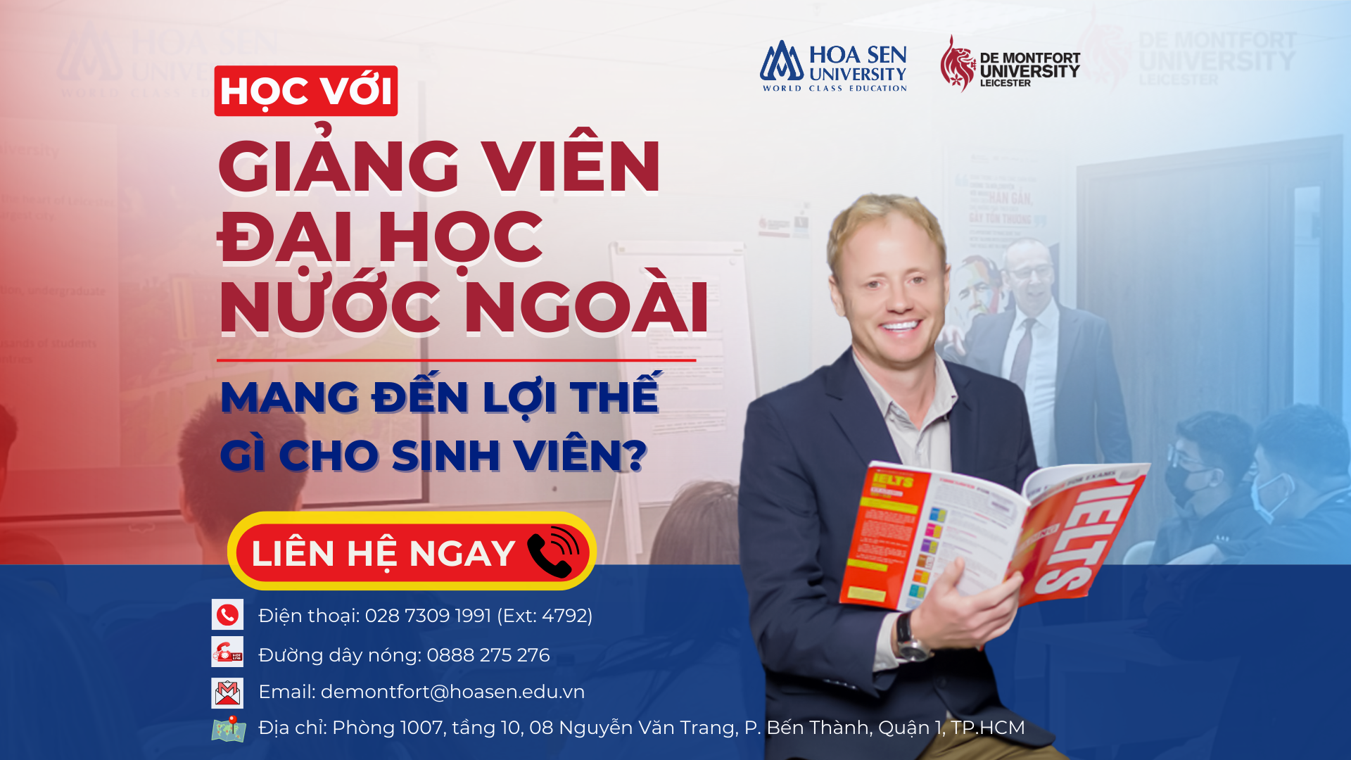 Học với giảng viên đại học nước ngoài sẽ mang đến lợi thế gì cho sinh viên