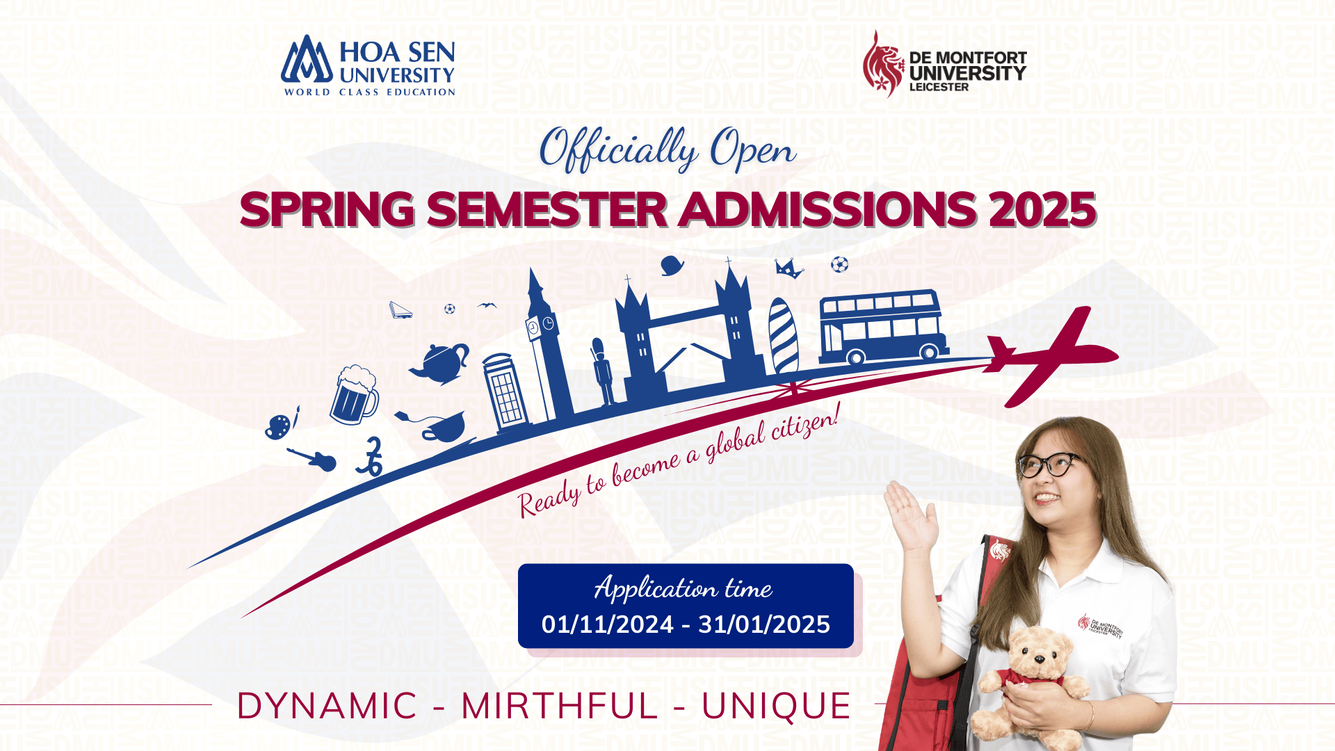 Hoa Sen - De Montfort Program opens admission for spring semester 2025