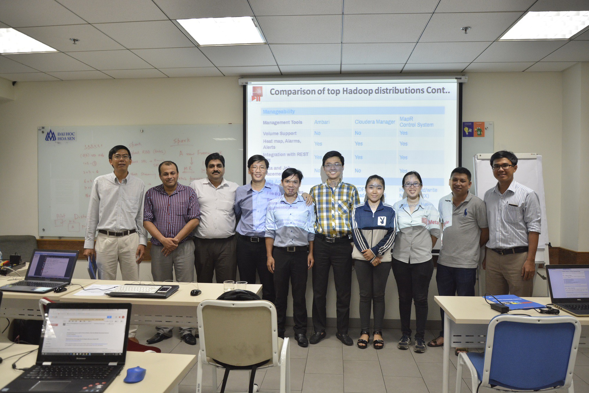 Các khóa học về Big Data tại ĐH Hoa Sen thu hút sự quan tâm của các bạn sinh viên và các cá nhân đang làm việc trong lĩnh vực IT