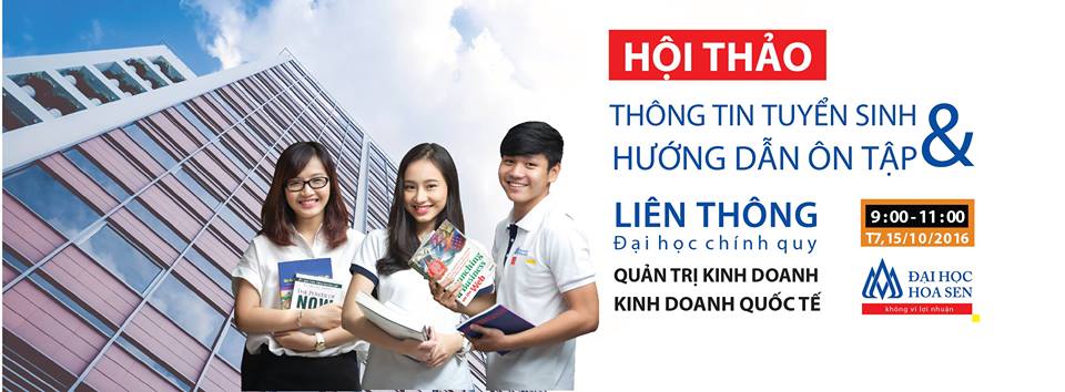 Hoi thao lien thong Dai hoc Hoa Sen