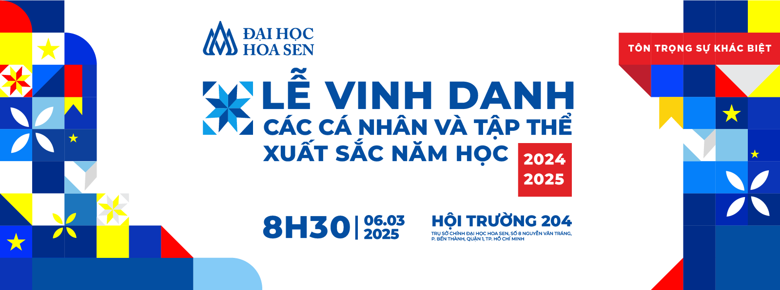 Lễ vinh danh các Cá nhân và Tập thể xuất sắc năm học 2024 - 2025