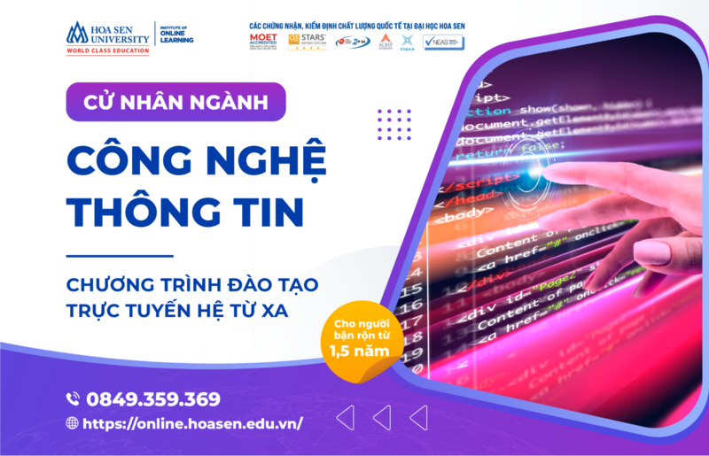 Học trực tuyến ngành công nghệ thông tin học những gì
