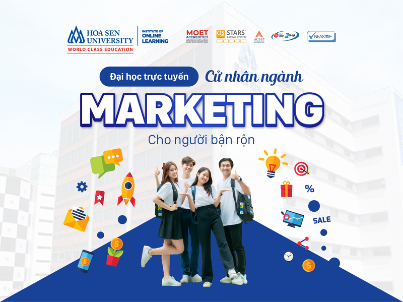 Đại học trực tuyến cử nhân ngành marketing cho người bận rộn