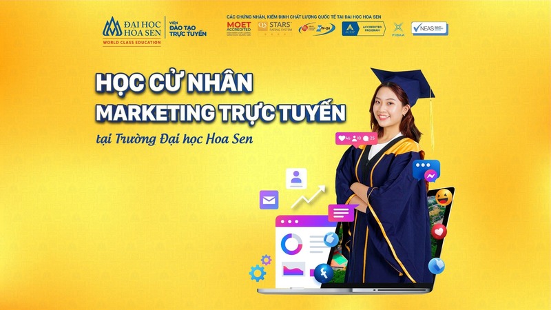 Học cử nhân ngành Marketing trực tuyến tại trường Đại học Hoa Sen 