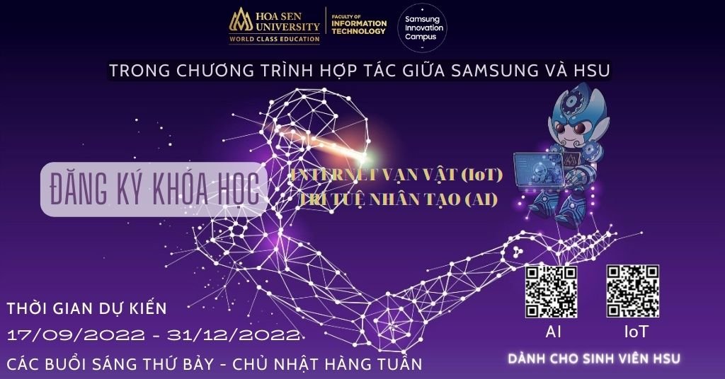 ĐĂNG KÝ KHÓA HỌC IoT VÀ AI