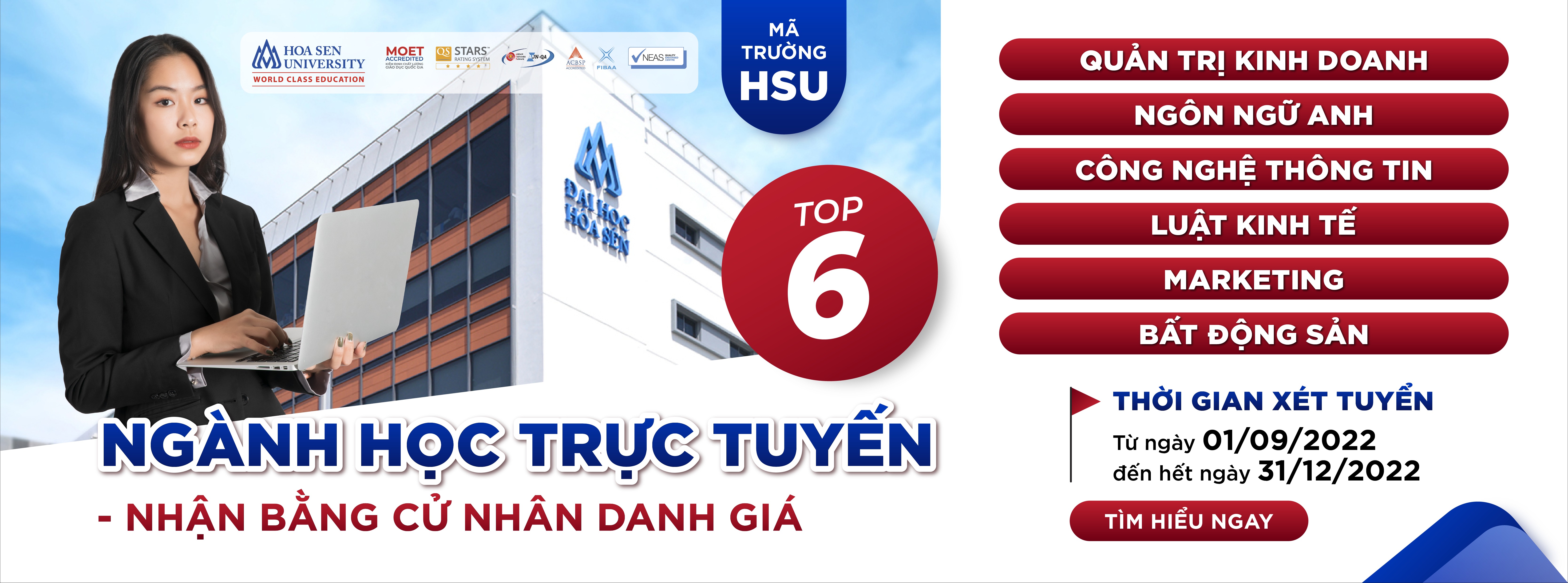 6 ngành học "hot" nhất của Chương trình Đào tạo Đại học Trực tuyến 