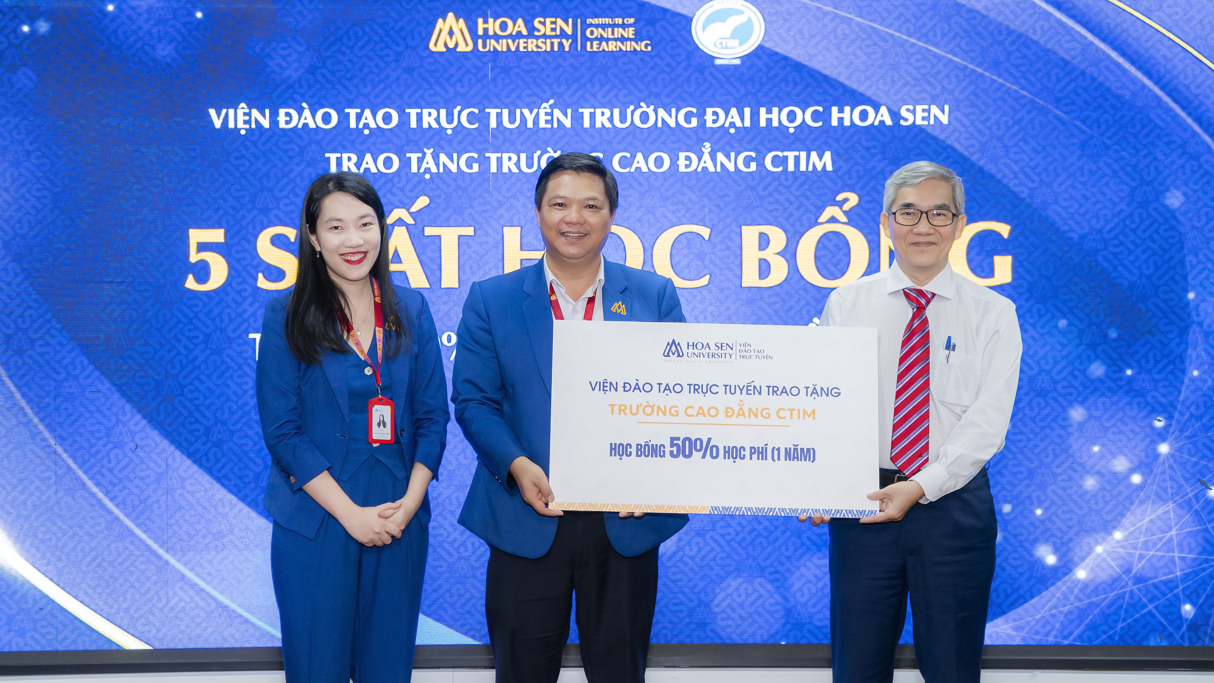 Lễ ký kết hợp tác liên kết giữa Viện đào tạo trực tuyến - Trường Đại học Hoa Sen và Trường Cao đẳng CTIM - hình 5