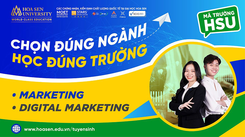 Ngành Digital Marketing tại Đại học Hoa Sen