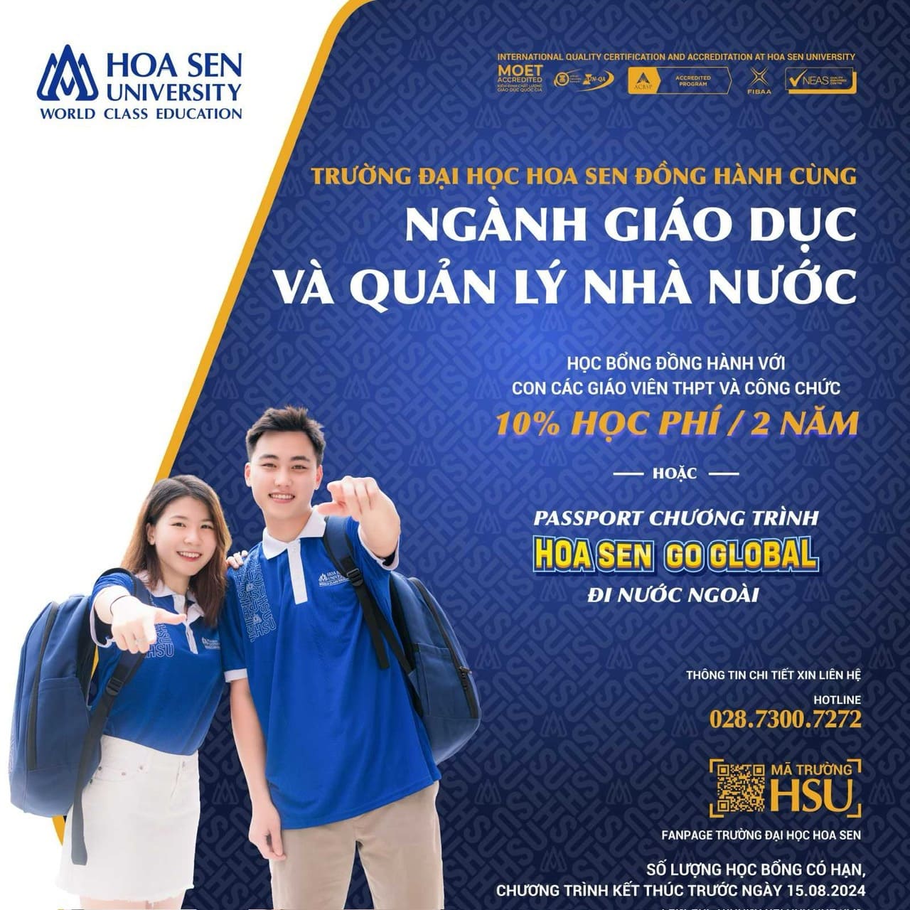 đặc quyền tân sinh viên tháng 8