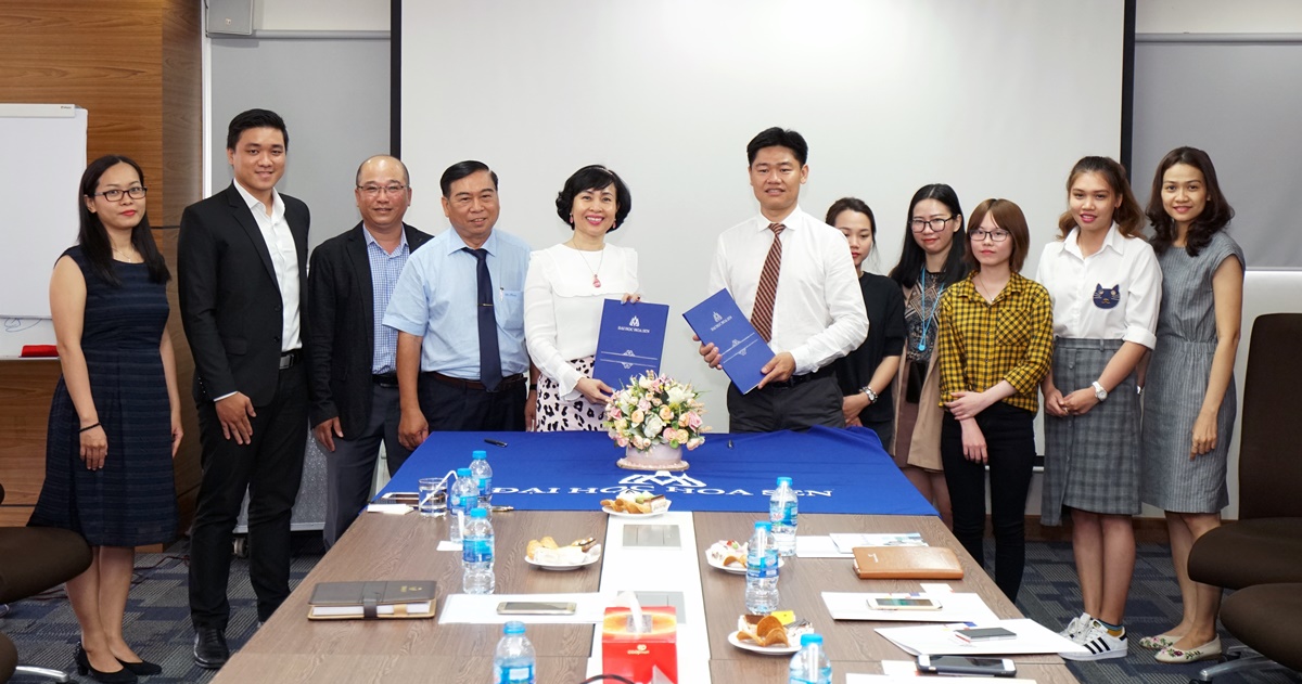 Trường ĐH Hoa Sen ký kết hợp tác với công ty TNHH quảng cáo Thiên Minh